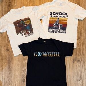 Girls barrel racing t shirts